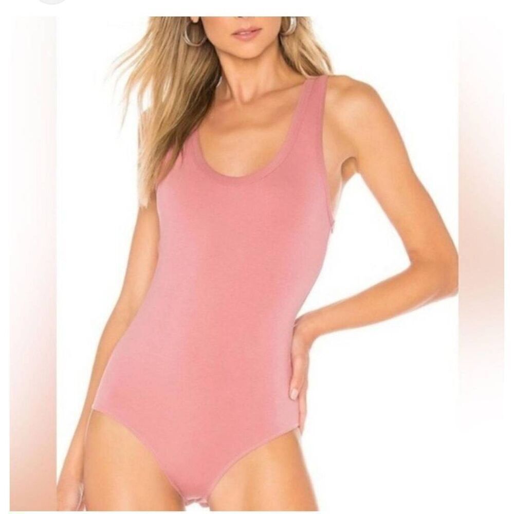 Rag & Bone Sage Pink Tank Bodysuit XXS